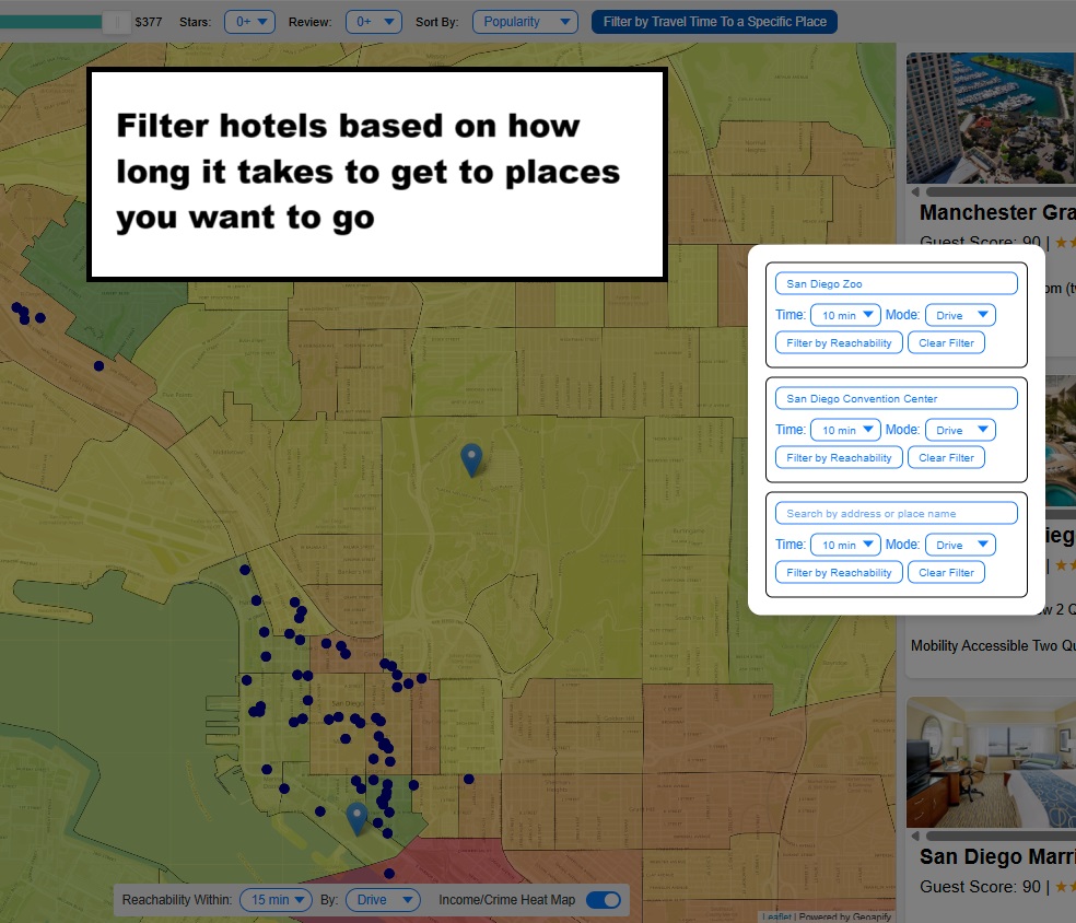 Filter by Travel Time Example